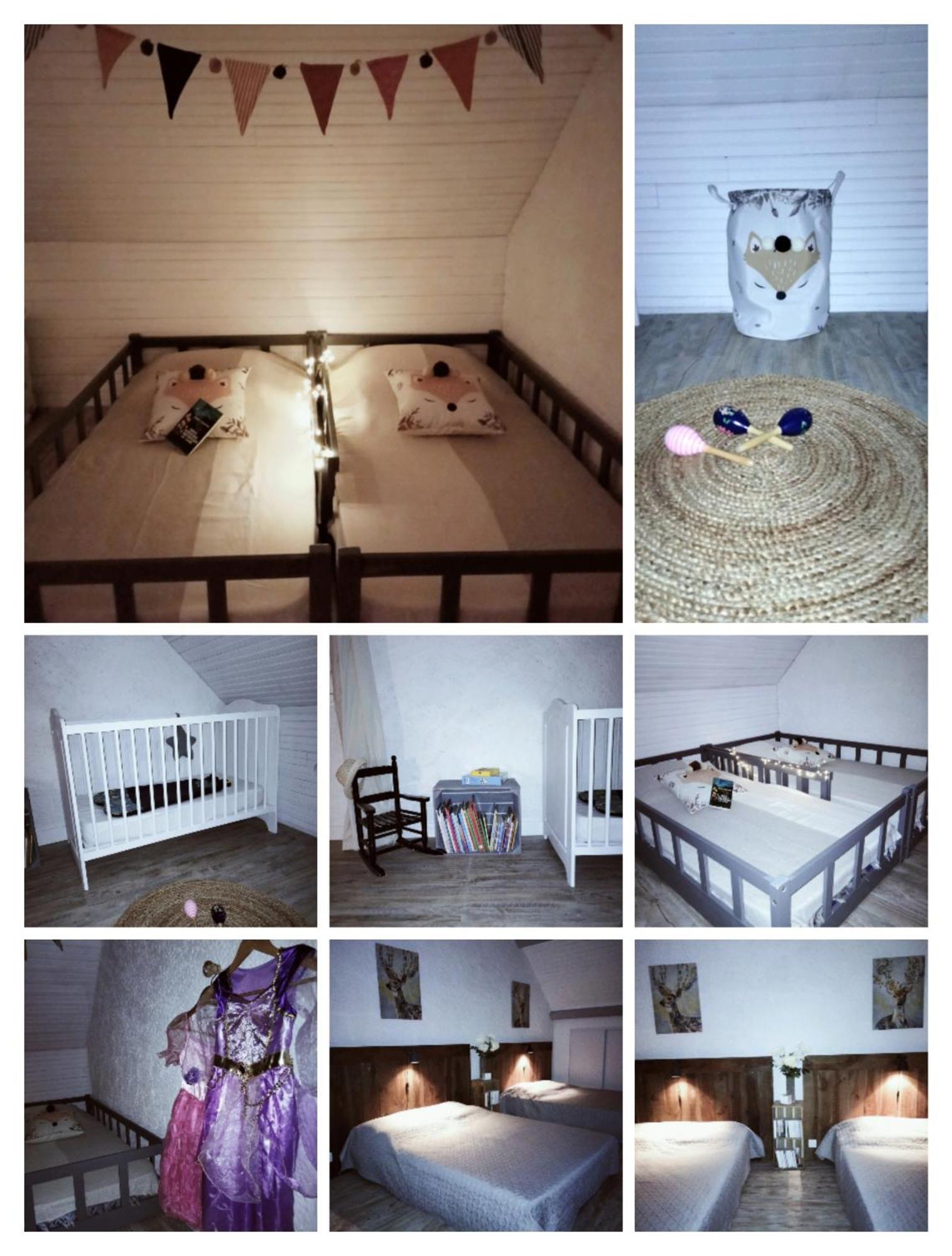 Chambre Familiale Anna "Mon Lit Au Pre" , Jusqu'A 4 Adultes Et 2 Enfants Avec Piscine Familles, Couples Ou Femmes Seulement Pontours Bagian luar foto